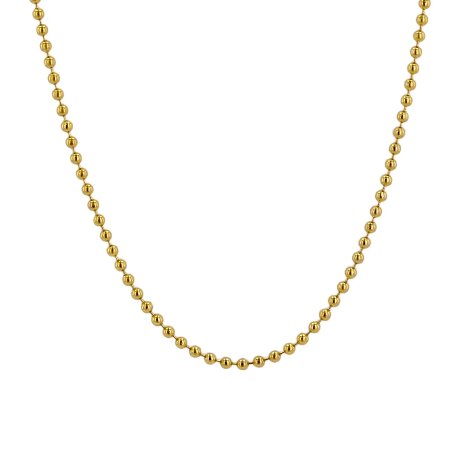 14K Yellow gold military chain-225624