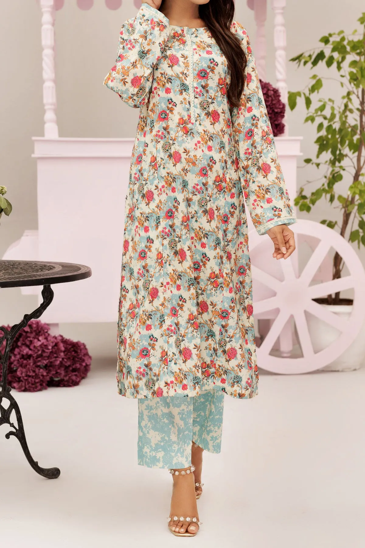 2 PIECE DIGITAL PRINT LAWN| DPC-371