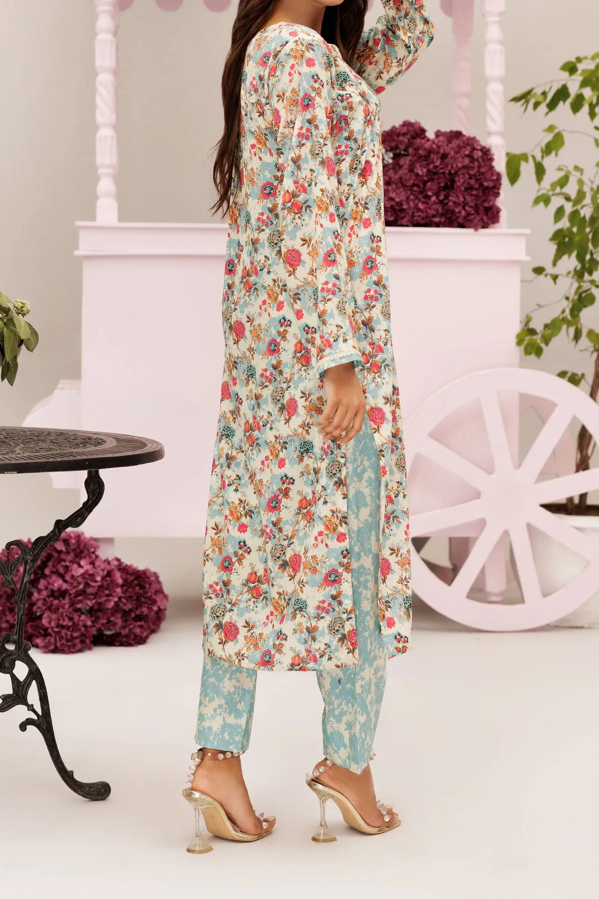 2 PIECE DIGITAL PRINT LAWN| DPC-371