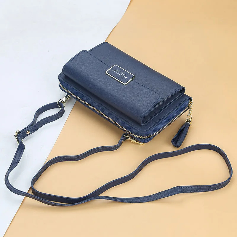 2020 Fashion Long Women Wallets High Quality Sequined Pu Leather Card Holder Female Purse Zipper Wal