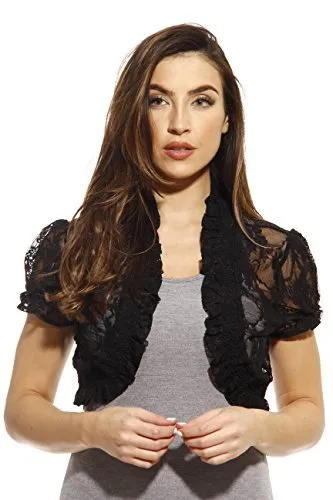 2502-Blk-XL Just Love Shrug / Shrugs / Women Cardigan