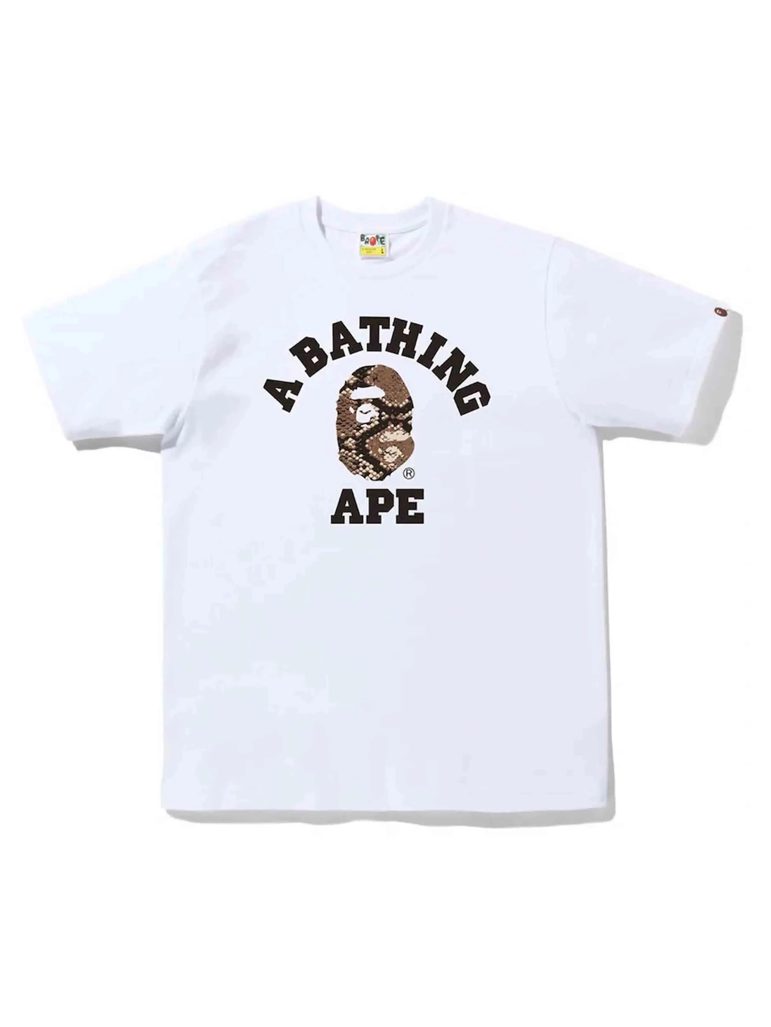 A Bathing Ape Snake College Tee