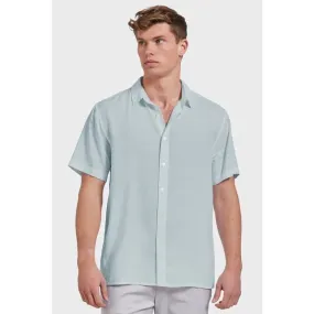 Academy Brand Men's Stevens Short Sleeve Shirt - Ice Blue