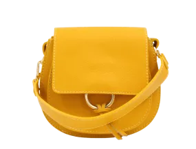 ANDREA CARDONE Yellow leather  crossbody bag