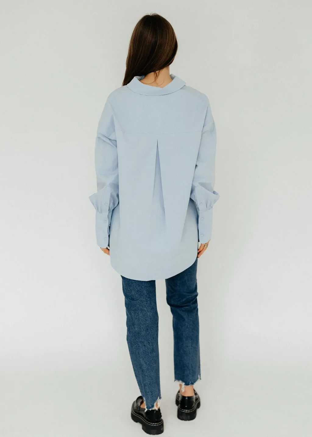 Anine Bing Maxine Shirt in Blue