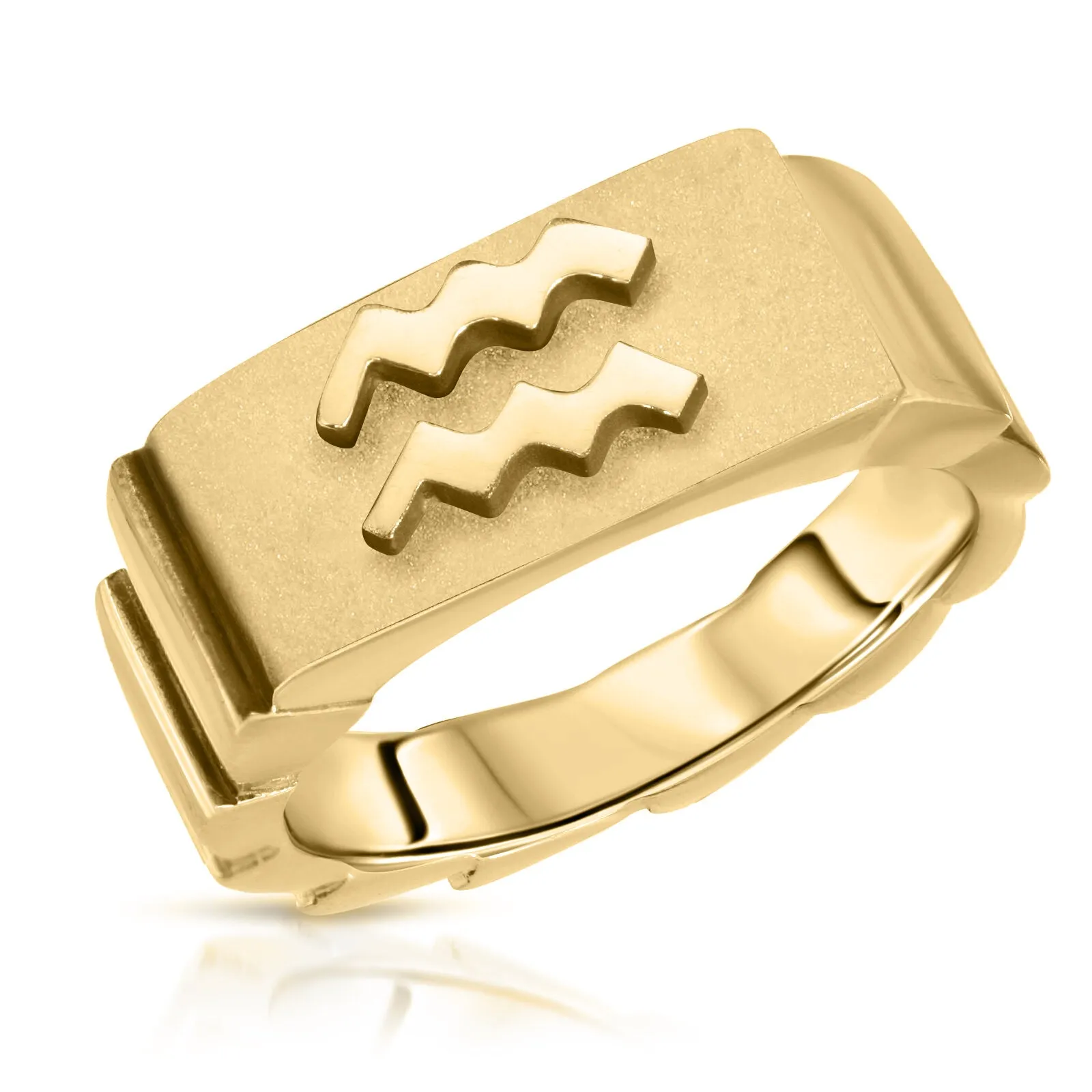 Aquarius Zodiac Ring