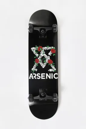 Arsenic Skulls & Roses Skateboard 8