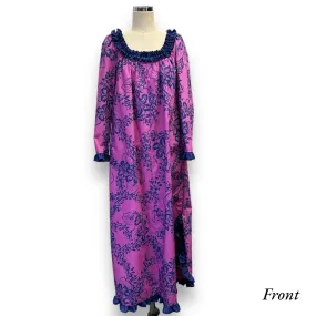 Beautiful Tuberose Long Sleeve Muumuu Hawaiian Dress 6303 6306