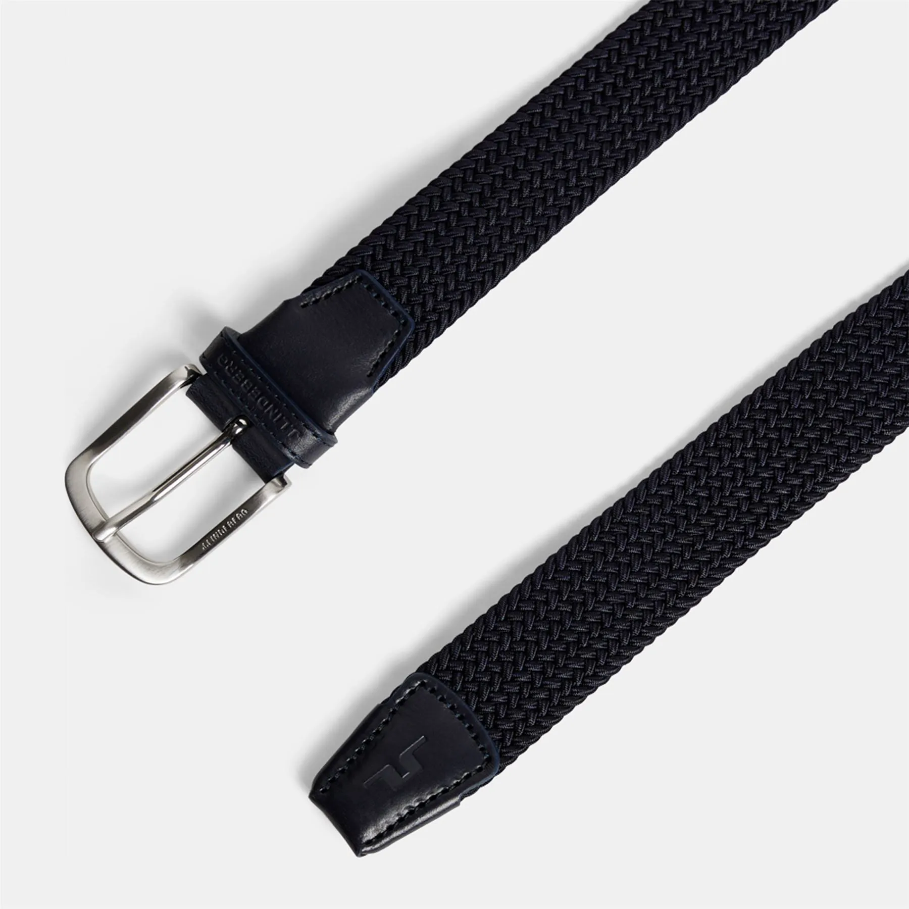 Bernhard Braided Elastic Belt JL Navy - SS24