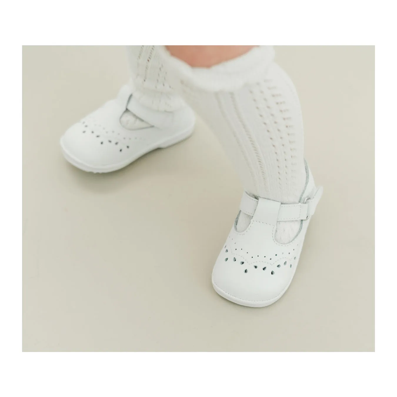 Birdie Leather T-Strap Mary Jane (Baby)