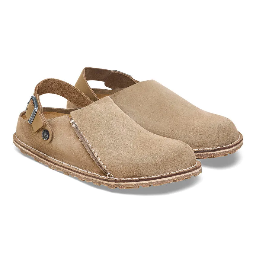 Birkenstock Women's Lutry Premium Suede (Grey Taupe - Narrow fit)