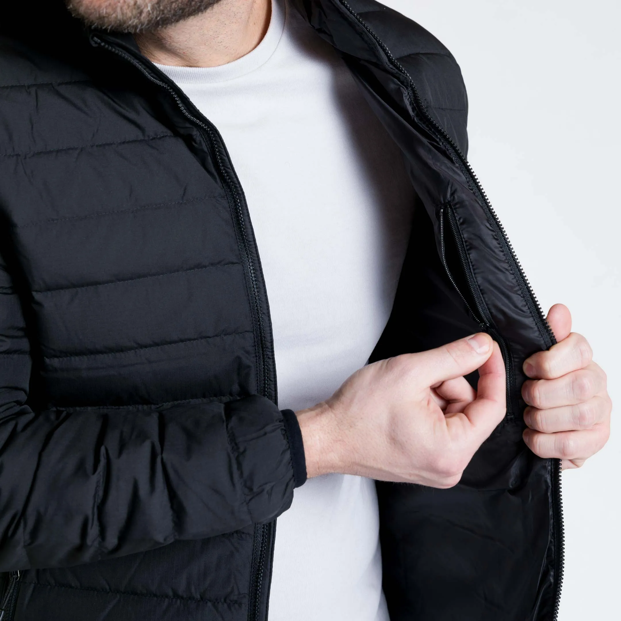 Black Fjord Down Jacket