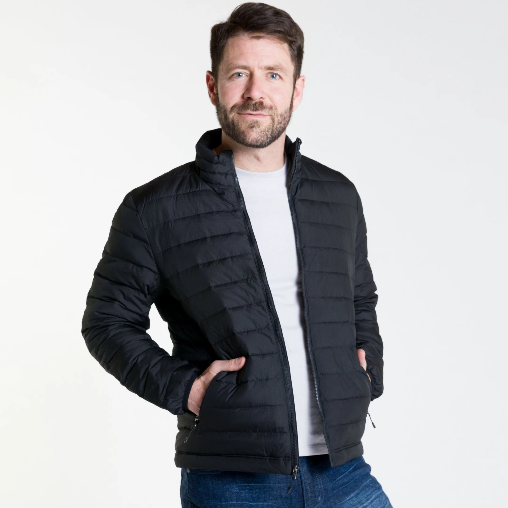 Black Fjord Down Jacket