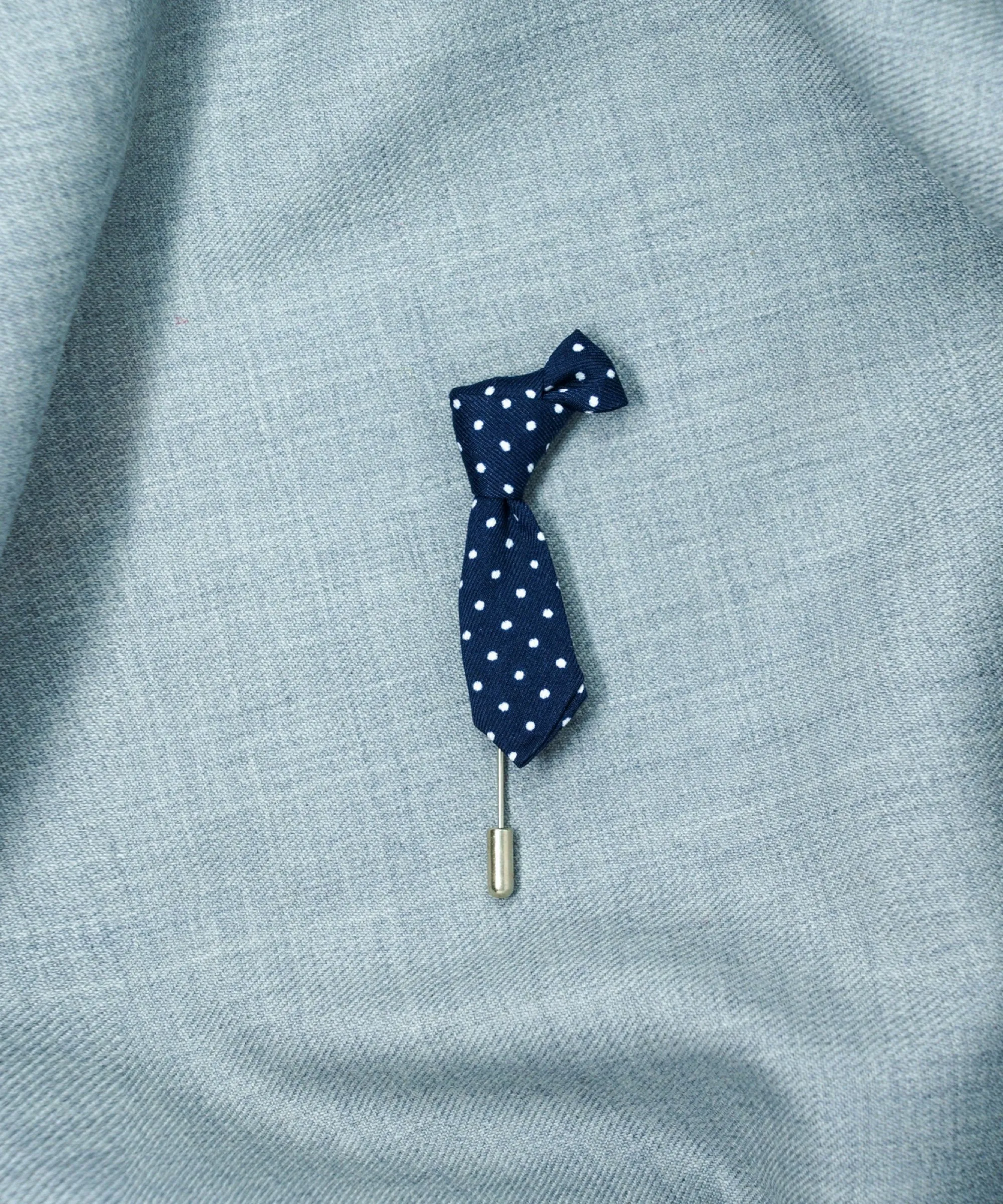 Blue Polka Dot Tie