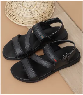 BM4668-BLACK-Men Sandal