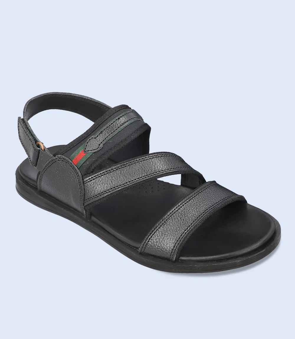 BM4668-BLACK-Men Sandal