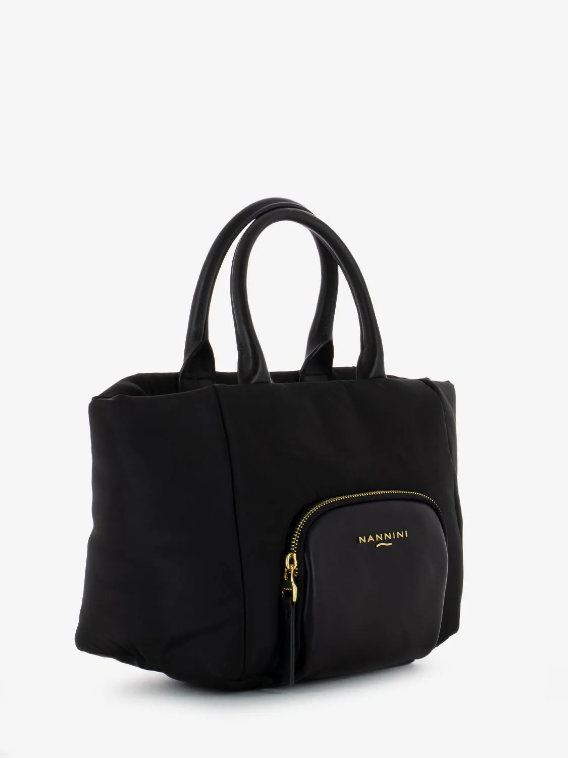 Borsa a mano Gardenia nylon nero