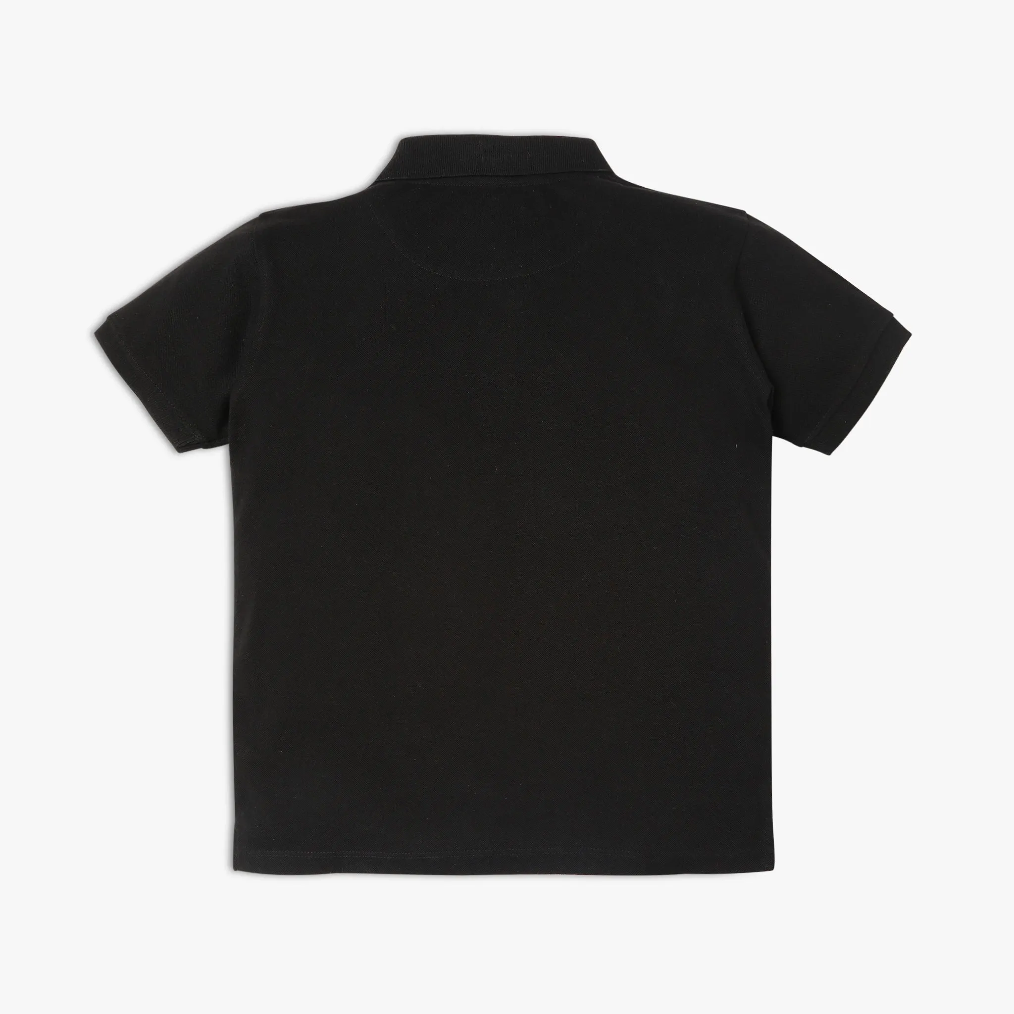 Boy's Regular Fit Solid Polo T-Shirt