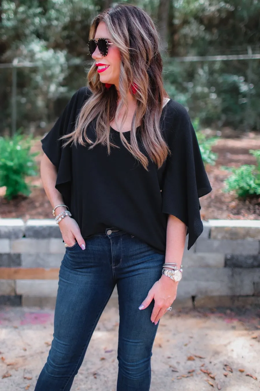 Brittany Flutter Sleeve Top