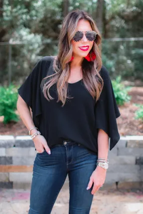 Brittany Flutter Sleeve Top