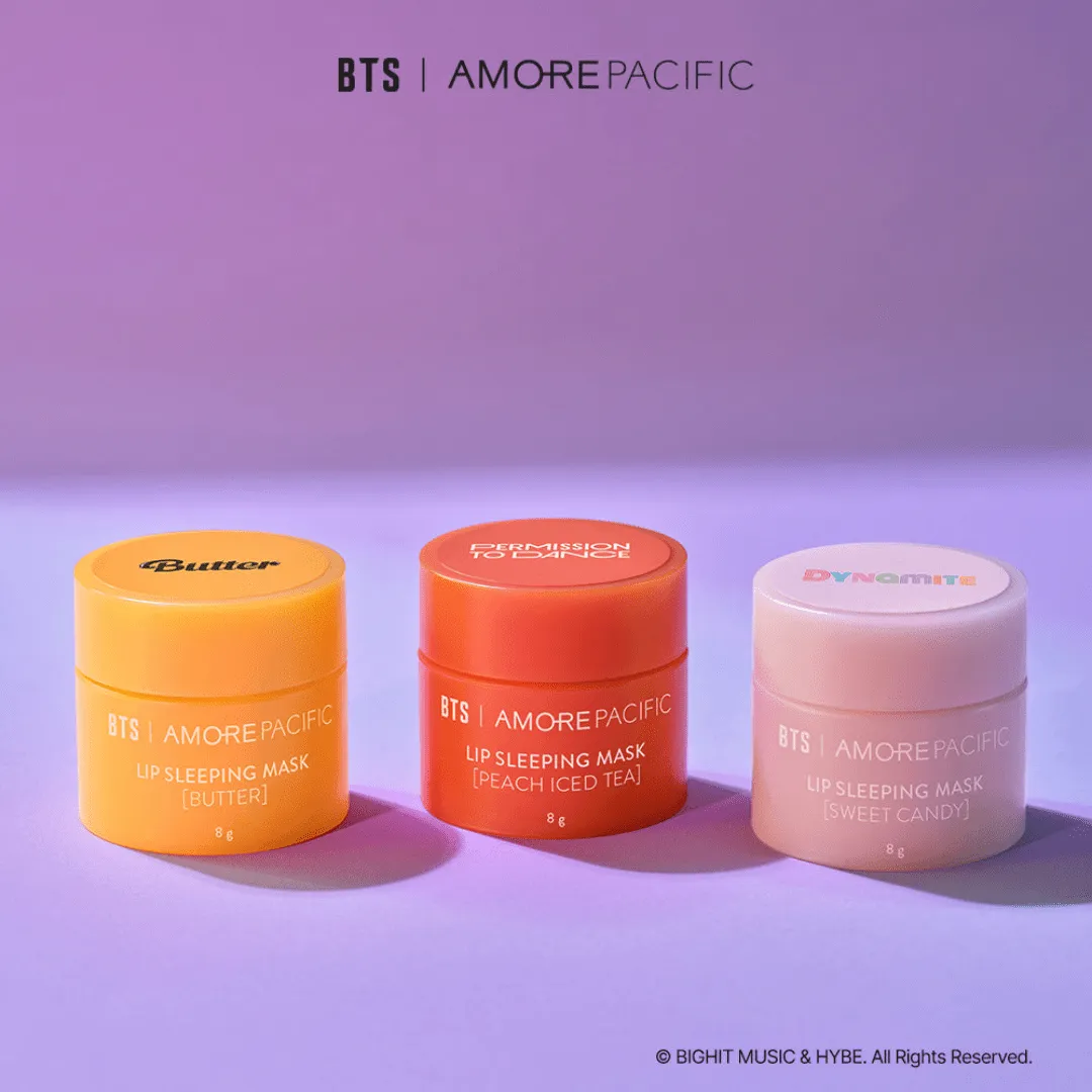 BTS Lip Sleeping Masks Lip & Pop Edition Amore Pacific Gifts Dry Moisture