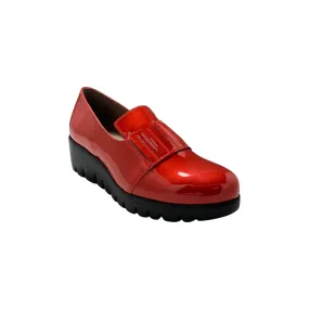 C33281 Red Patent Platform Loafer