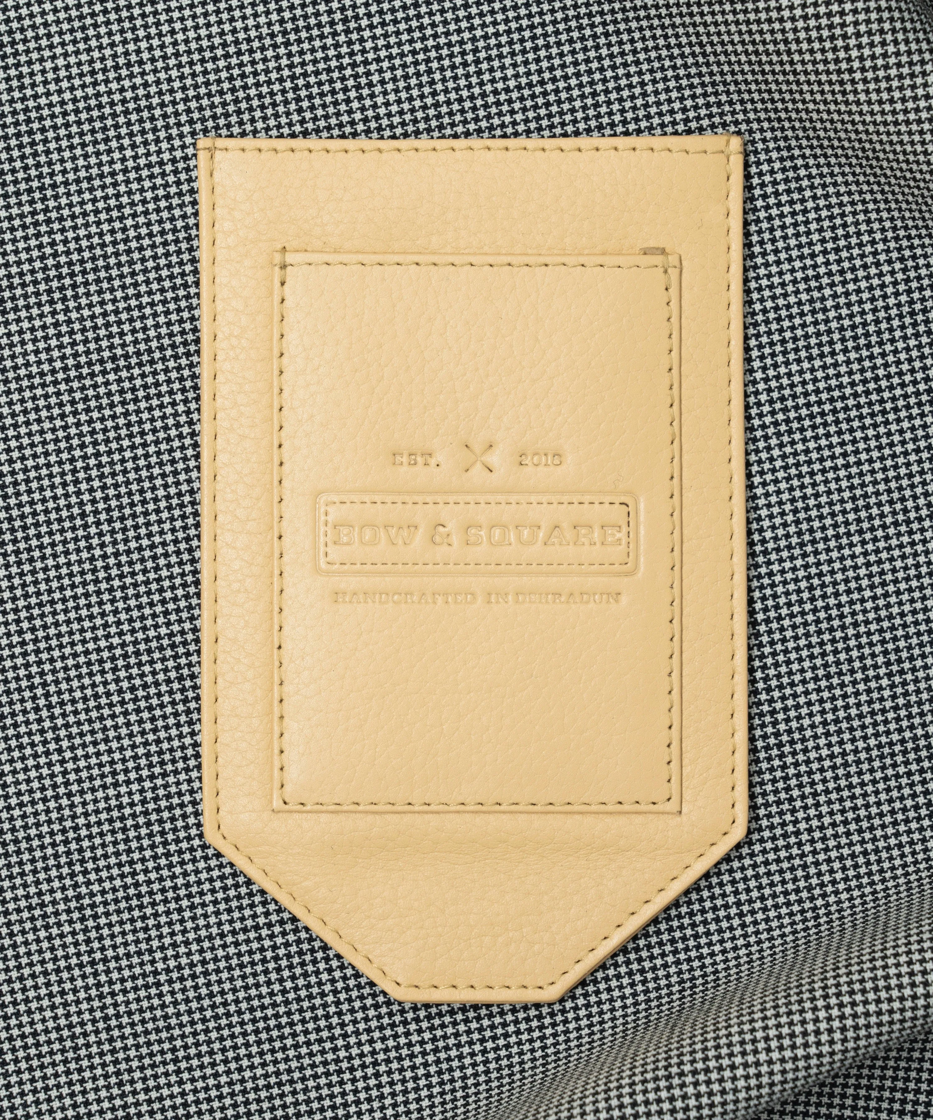 Camel Brown Pocket Square Holder