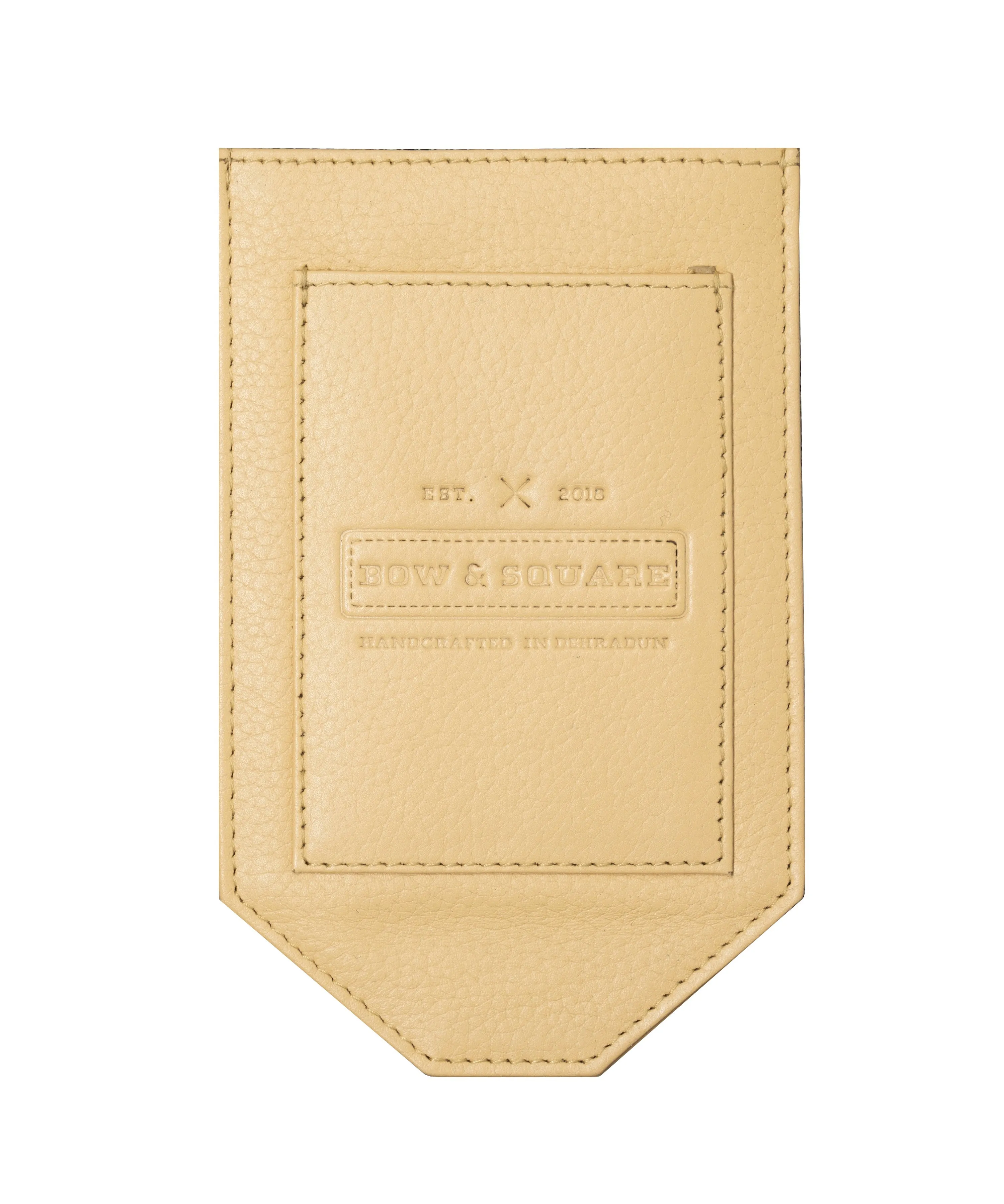 Camel Brown Pocket Square Holder