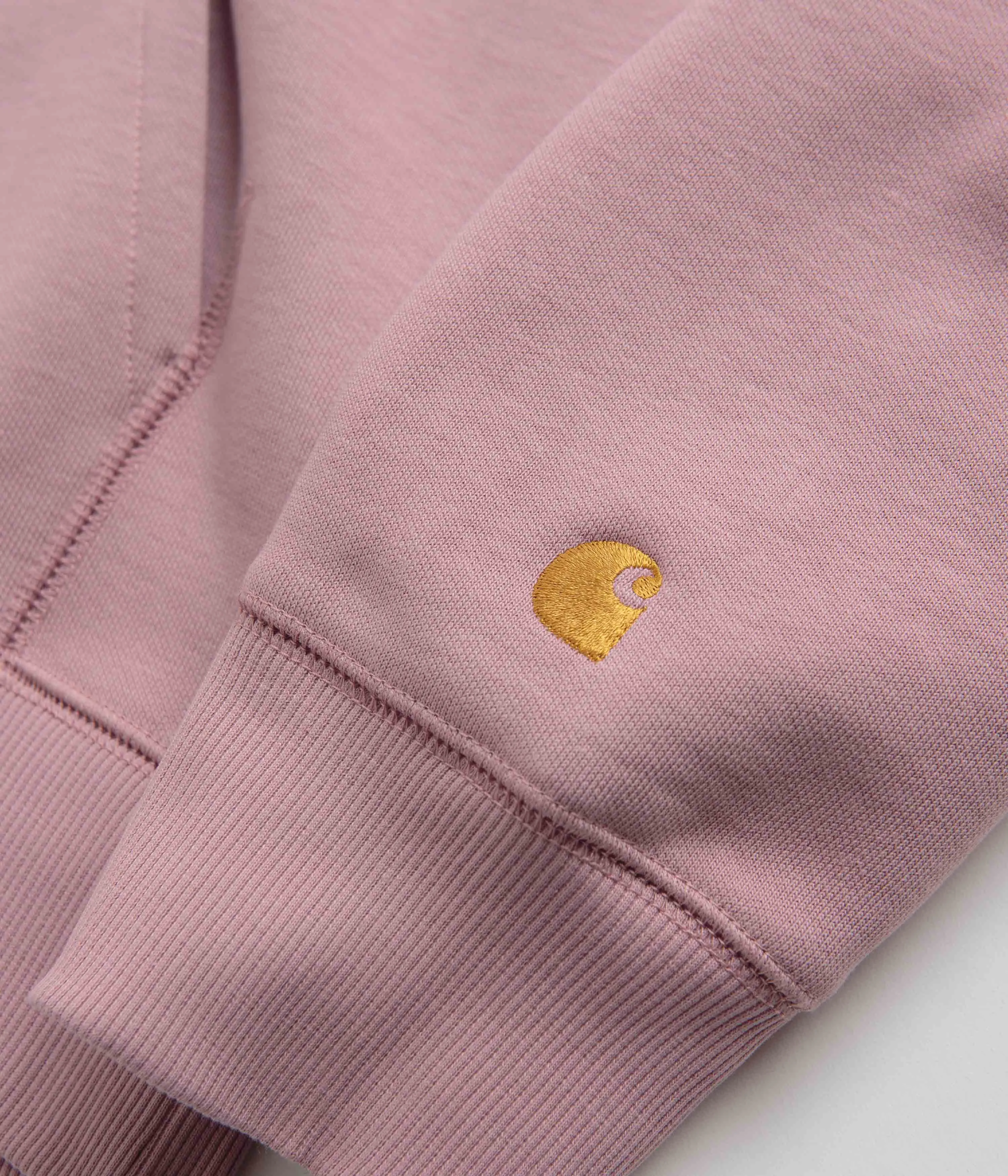 Carhartt Chase Hoodie - Glassy Pink / Gold