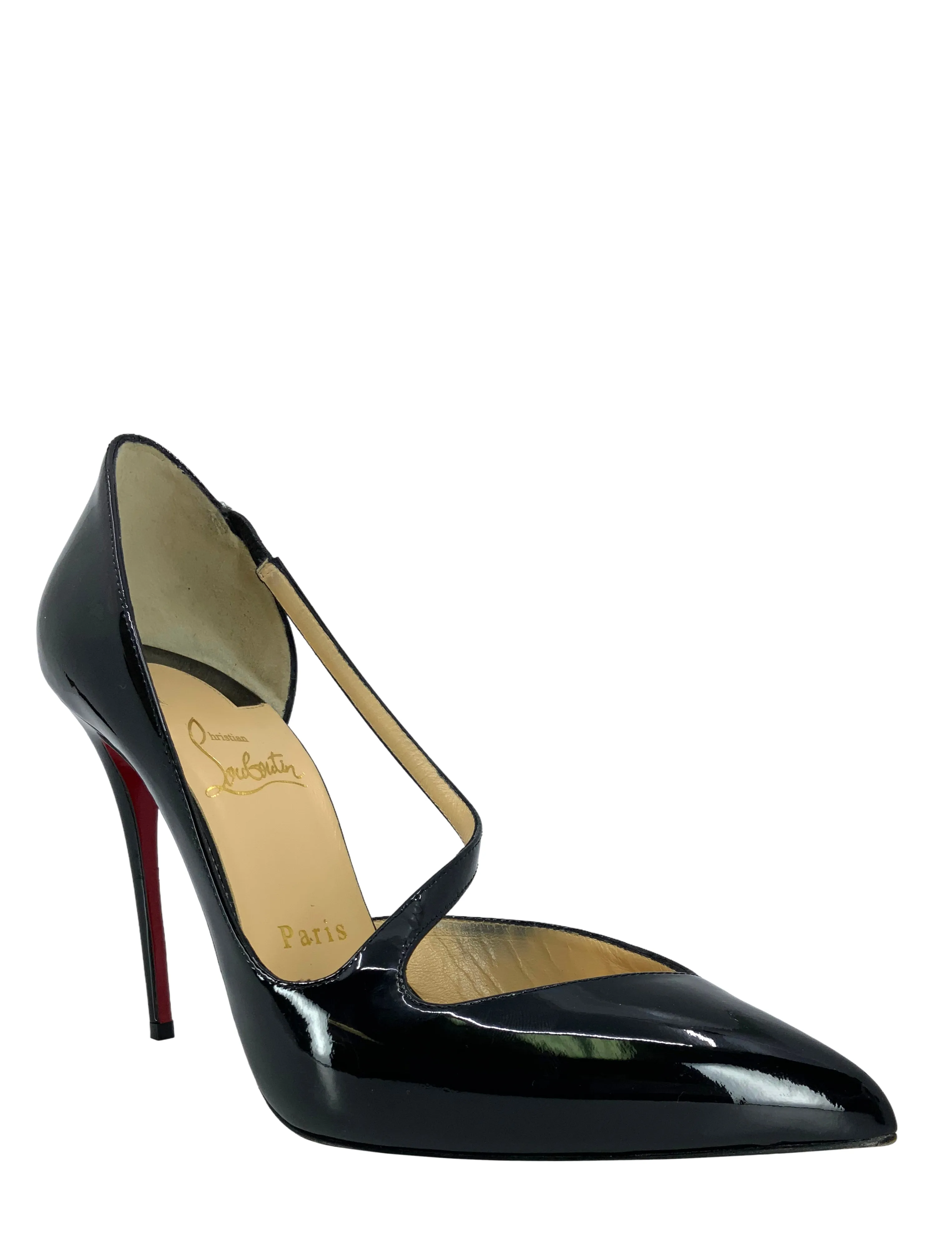 Christian Louboutin Jumping Patent Leather Pumps Size 7.5