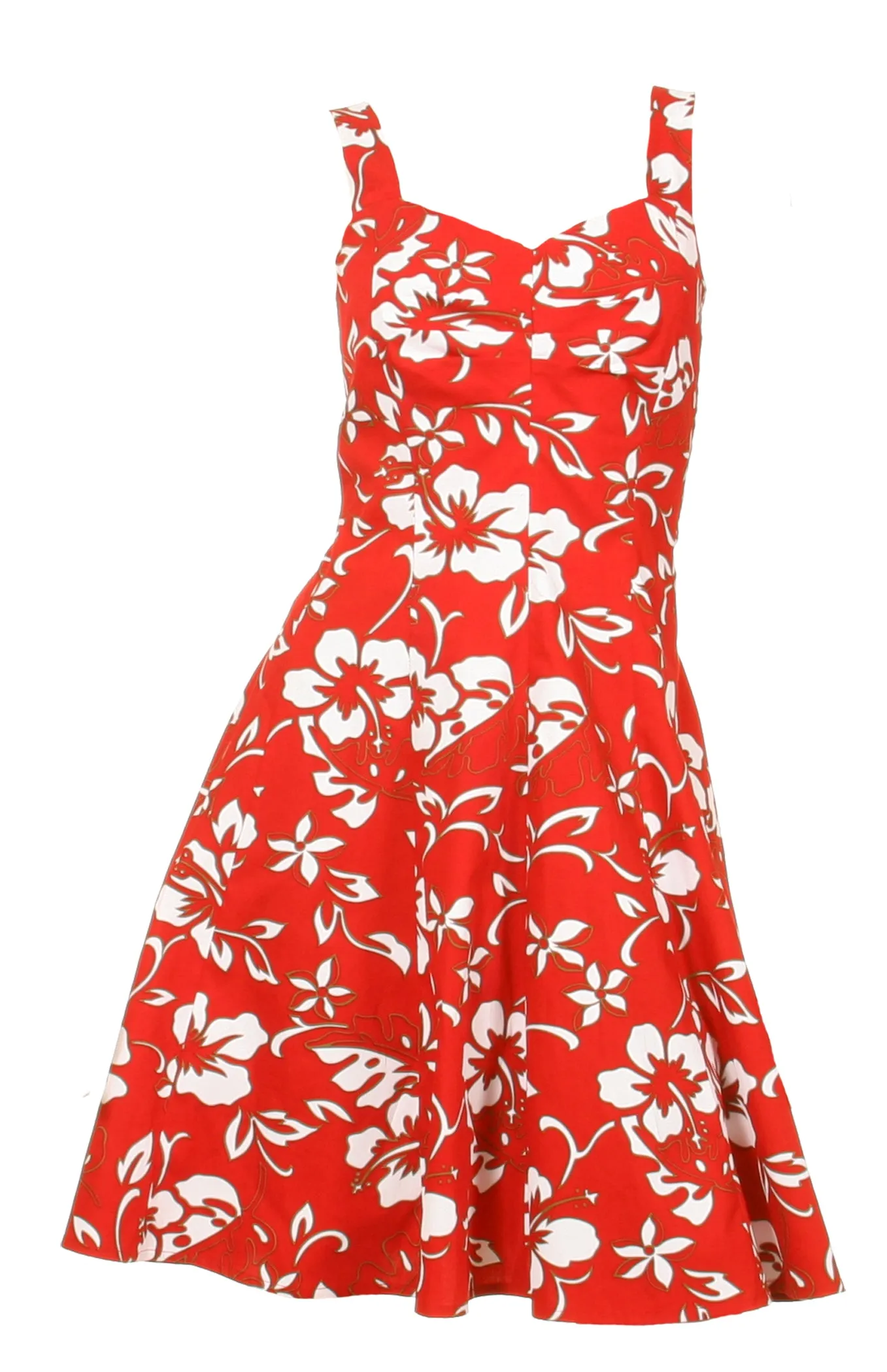 Classic Hibiscus Smock Back Sundress