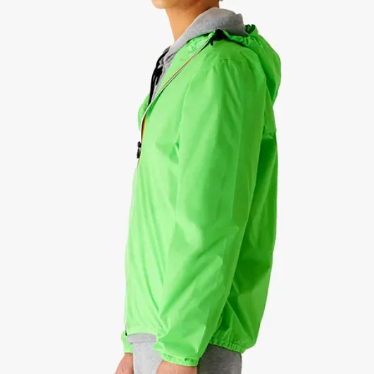 Claude Packable Unisex Rain Jacket (Green Fluo)