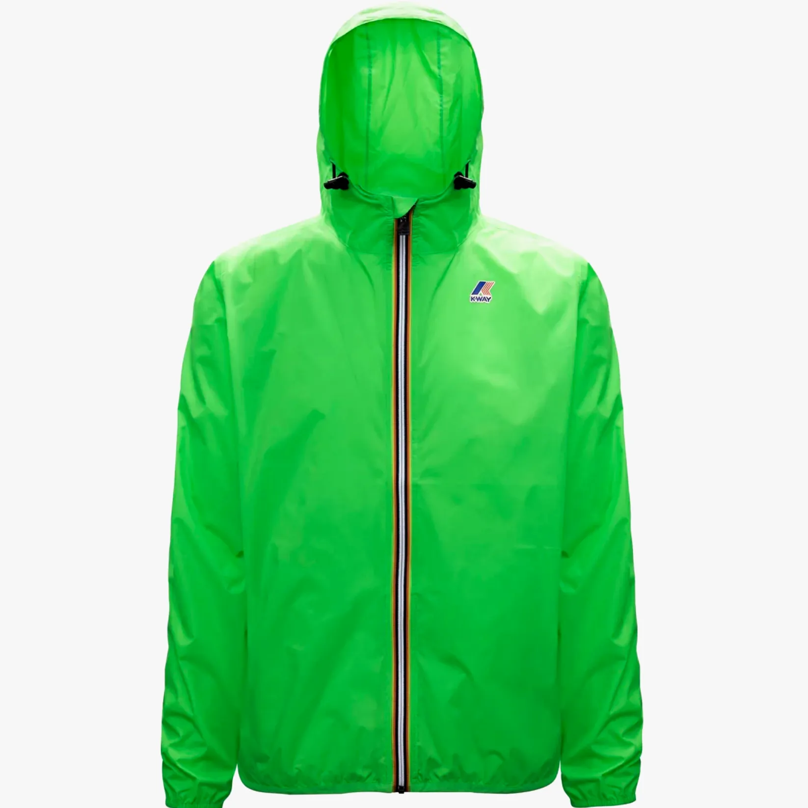 Claude Packable Unisex Rain Jacket (Green Fluo)