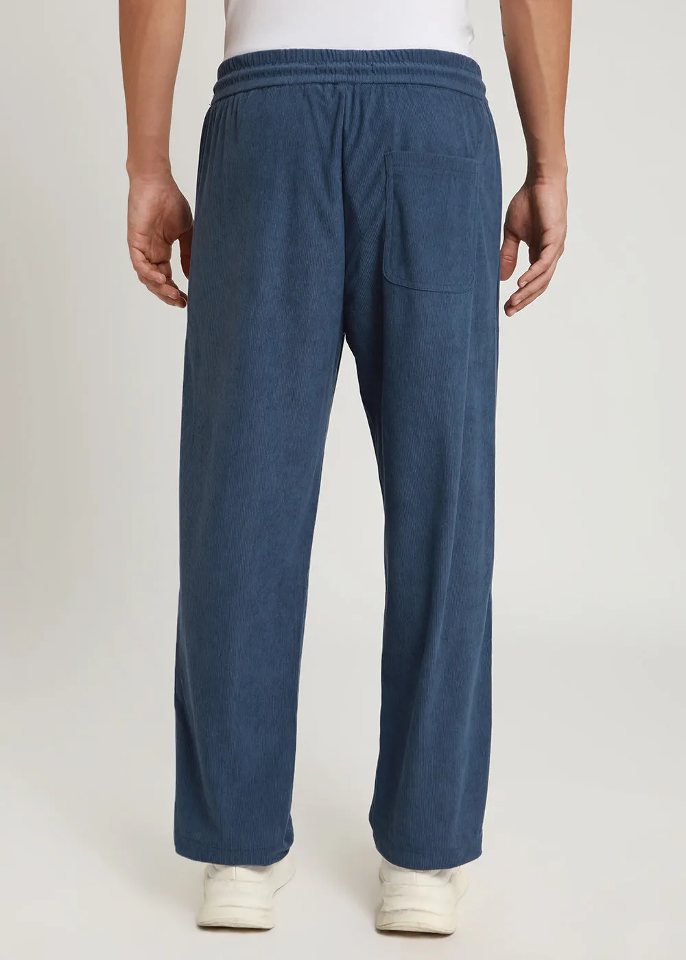 Cobalt Blue Pin Stripe Corduroy Pant