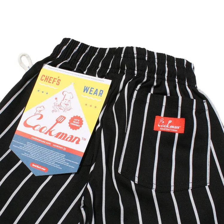 Cookman Chef Pants Kids - Stripe : Black