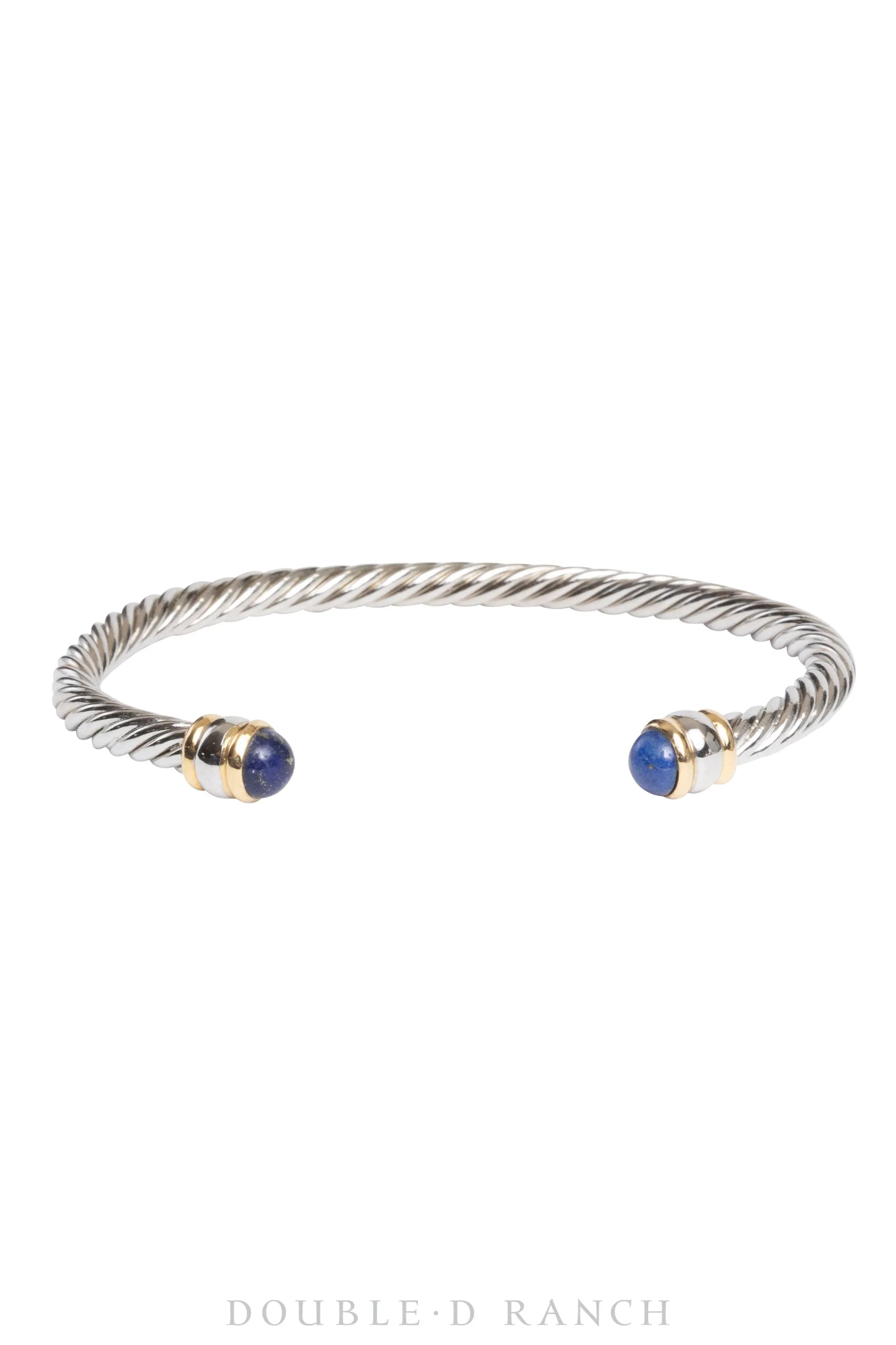 Cuff, Diamond Collection, Rope, Lapis, Contemporary, 3503