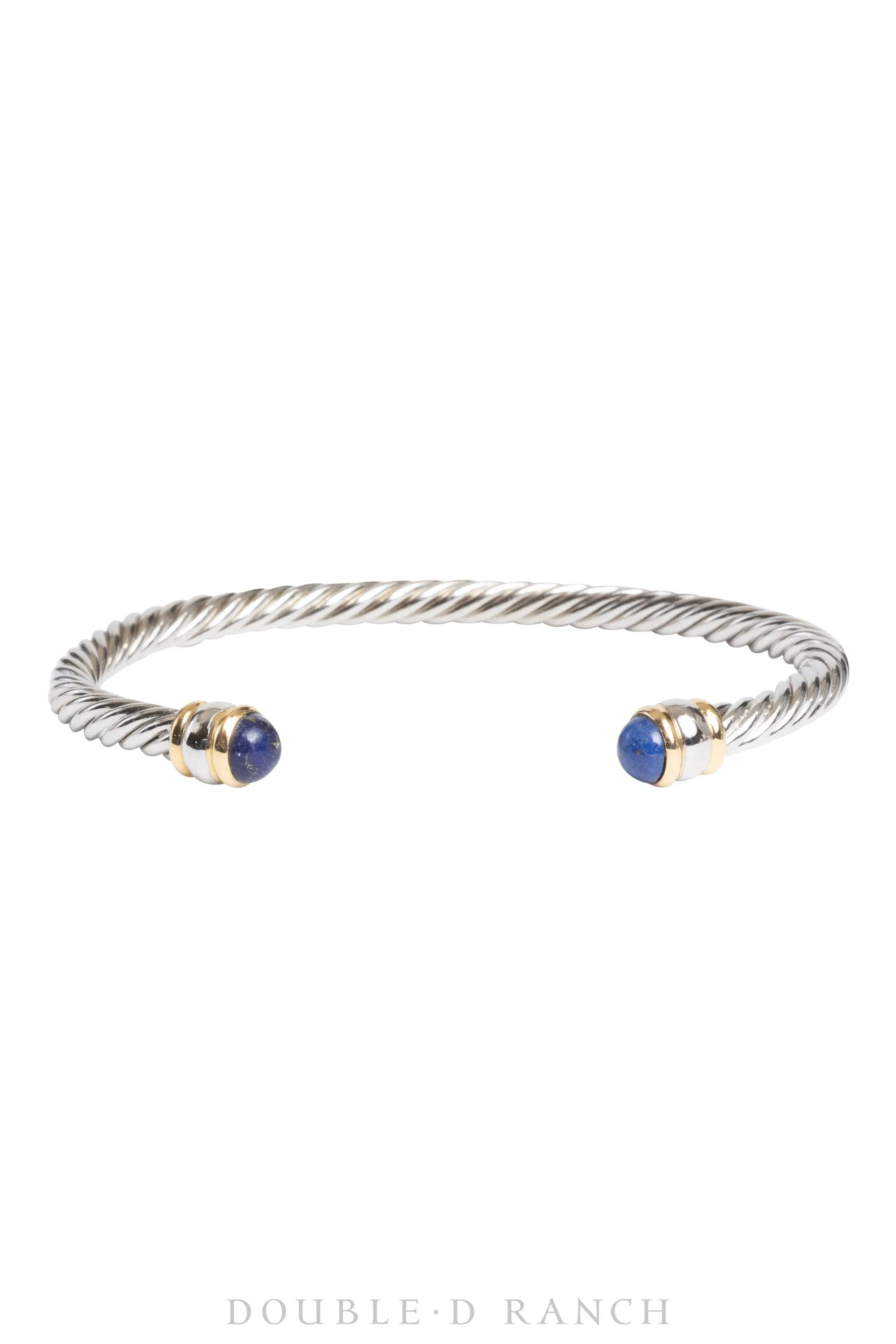 Cuff, Diamond Collection, Rope, Lapis, Contemporary, 3503