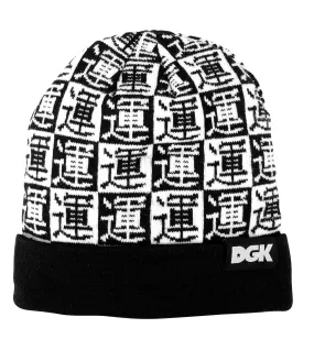 DGK BEANIE GOOD LUCK BLACK