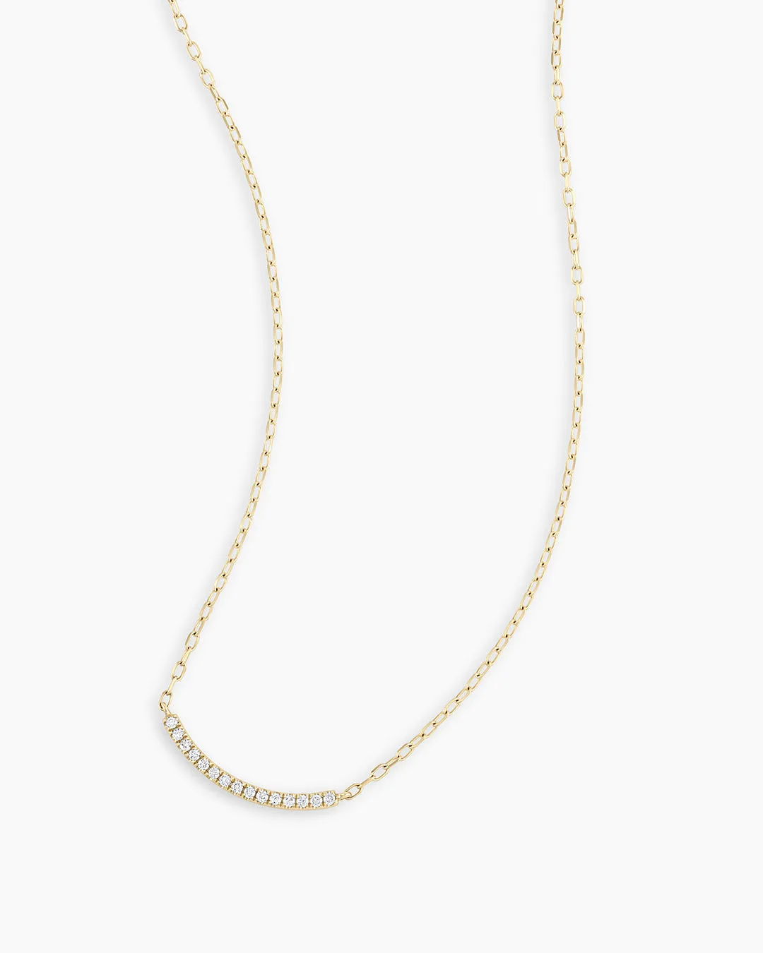 Diamond Taner Bar Mini Necklace