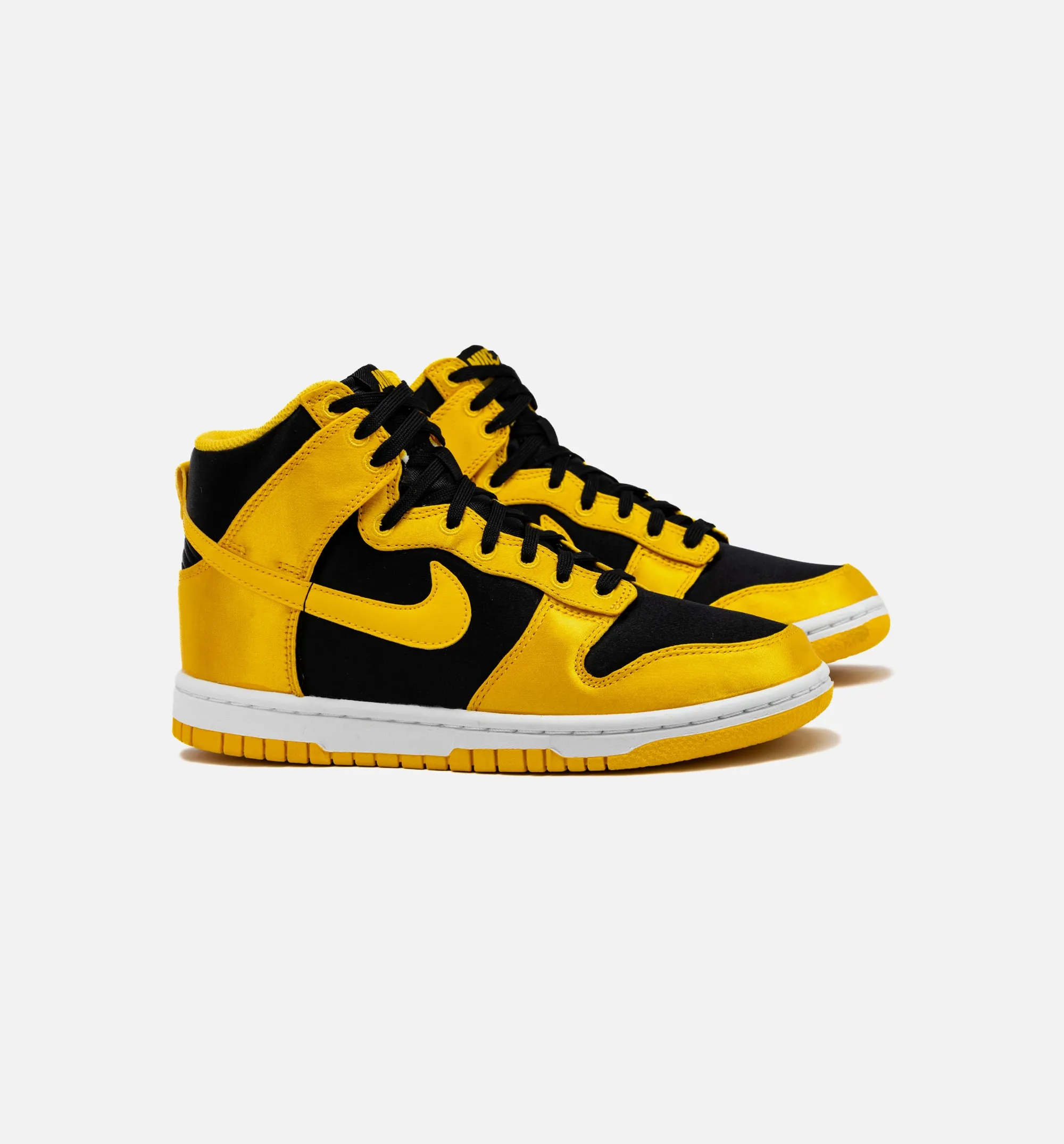 Dunk High Satin Goldenrod Womens Lifestyle Shoe - Black/Varsity Maize/White