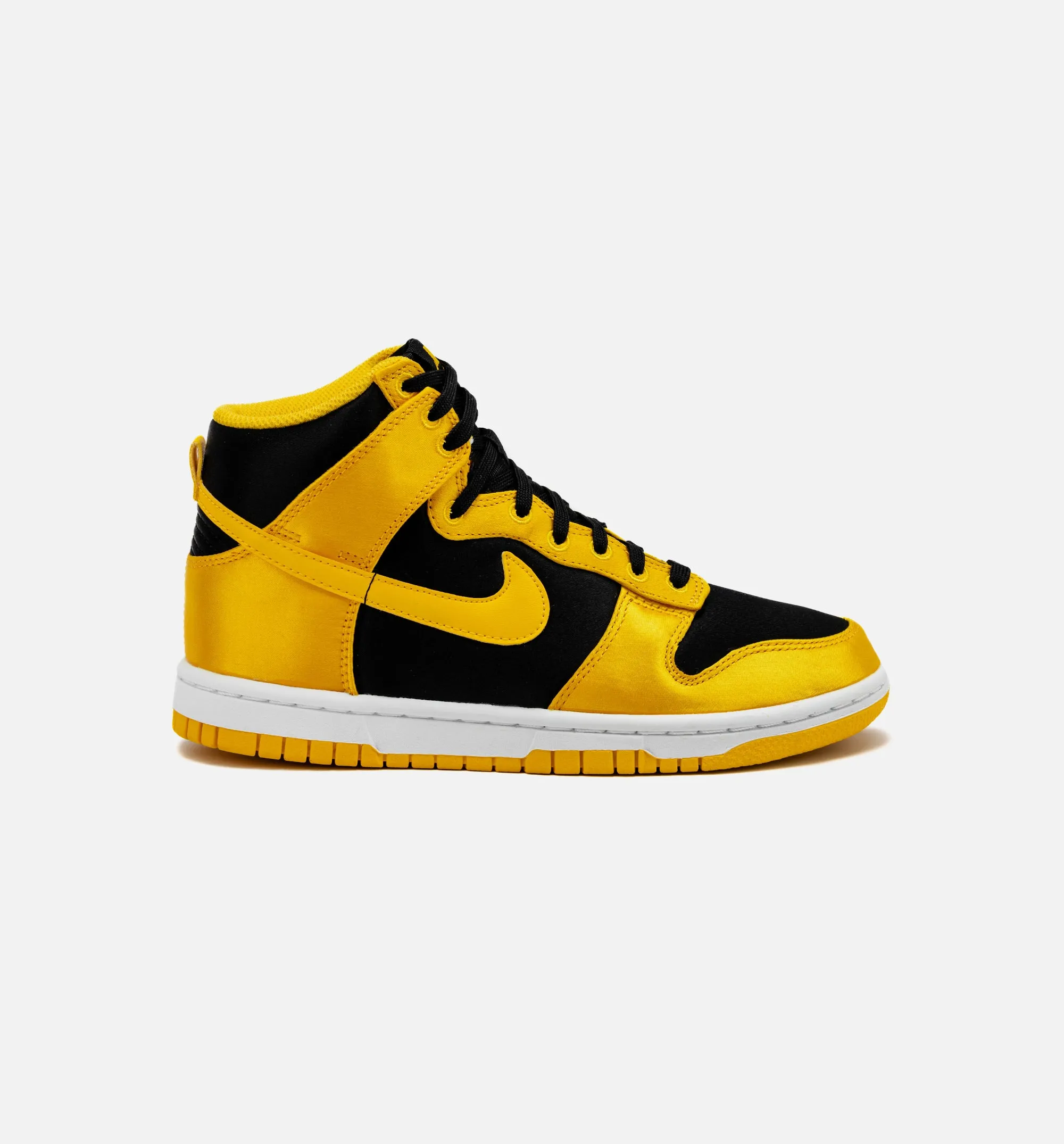 Dunk High Satin Goldenrod Womens Lifestyle Shoe - Black/Varsity Maize/White