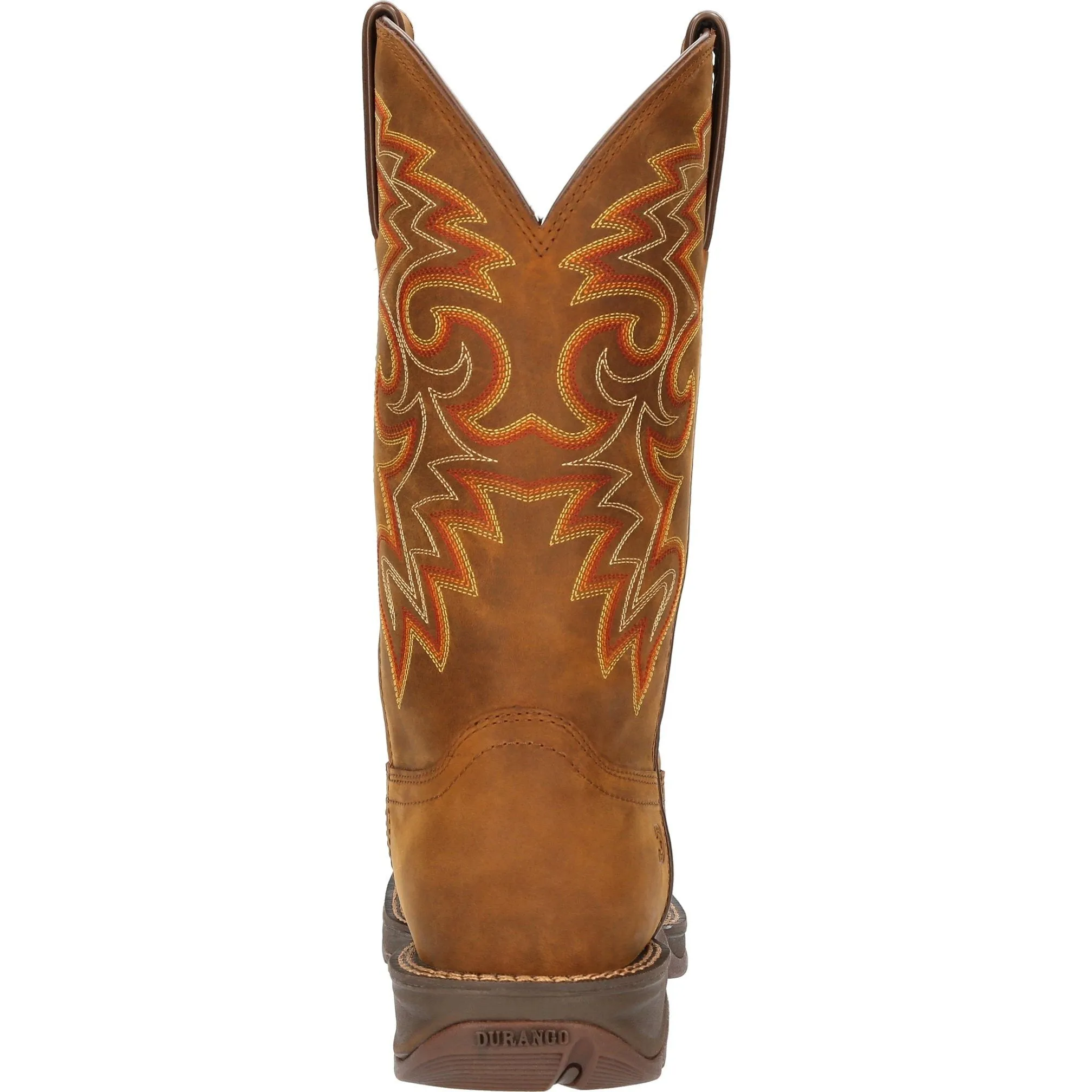 Durango Men's Rebel 12" Square Toe WP Western Boot - Russet - DDB0361