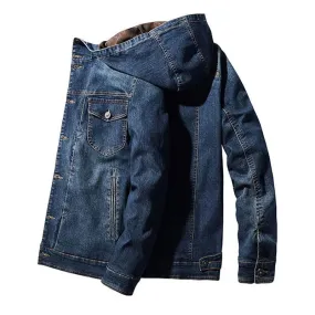 Edison Cargo Denim Jacket For Men