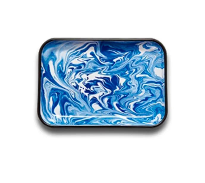 Enamel Rectangular Tray (Multiple Styles)