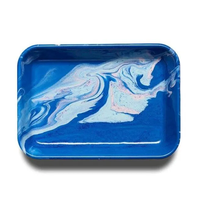 Enamel Rectangular Tray (Multiple Styles)