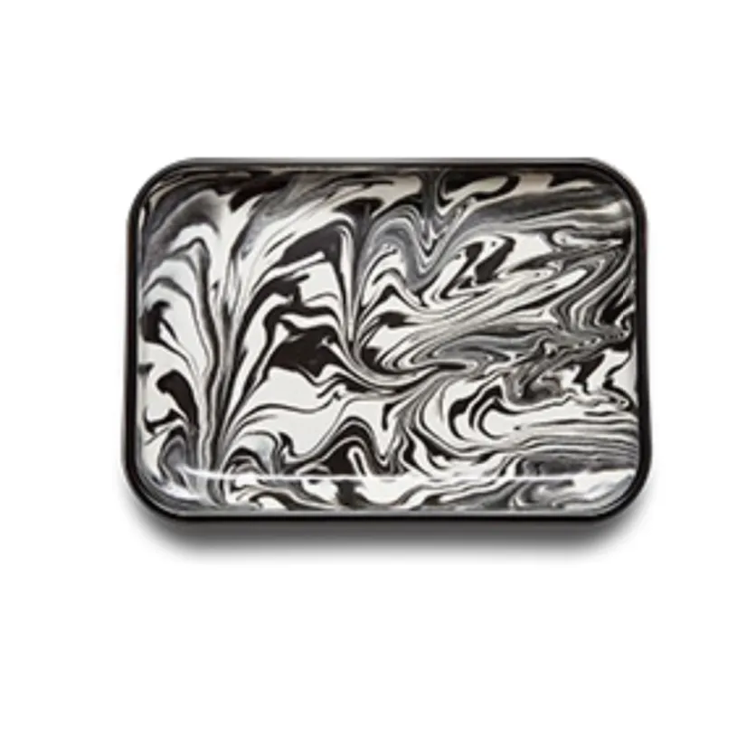 Enamel Rectangular Tray (Multiple Styles)