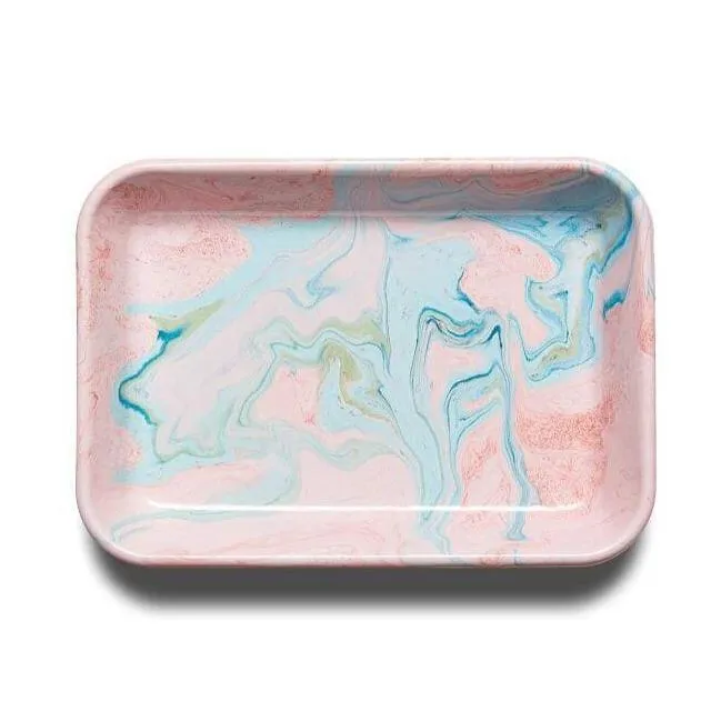 Enamel Rectangular Tray (Multiple Styles)