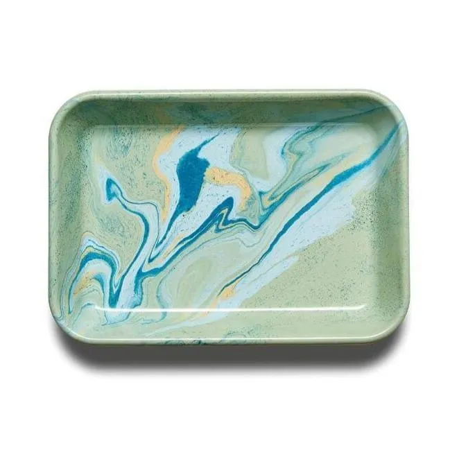 Enamel Rectangular Tray (Multiple Styles)