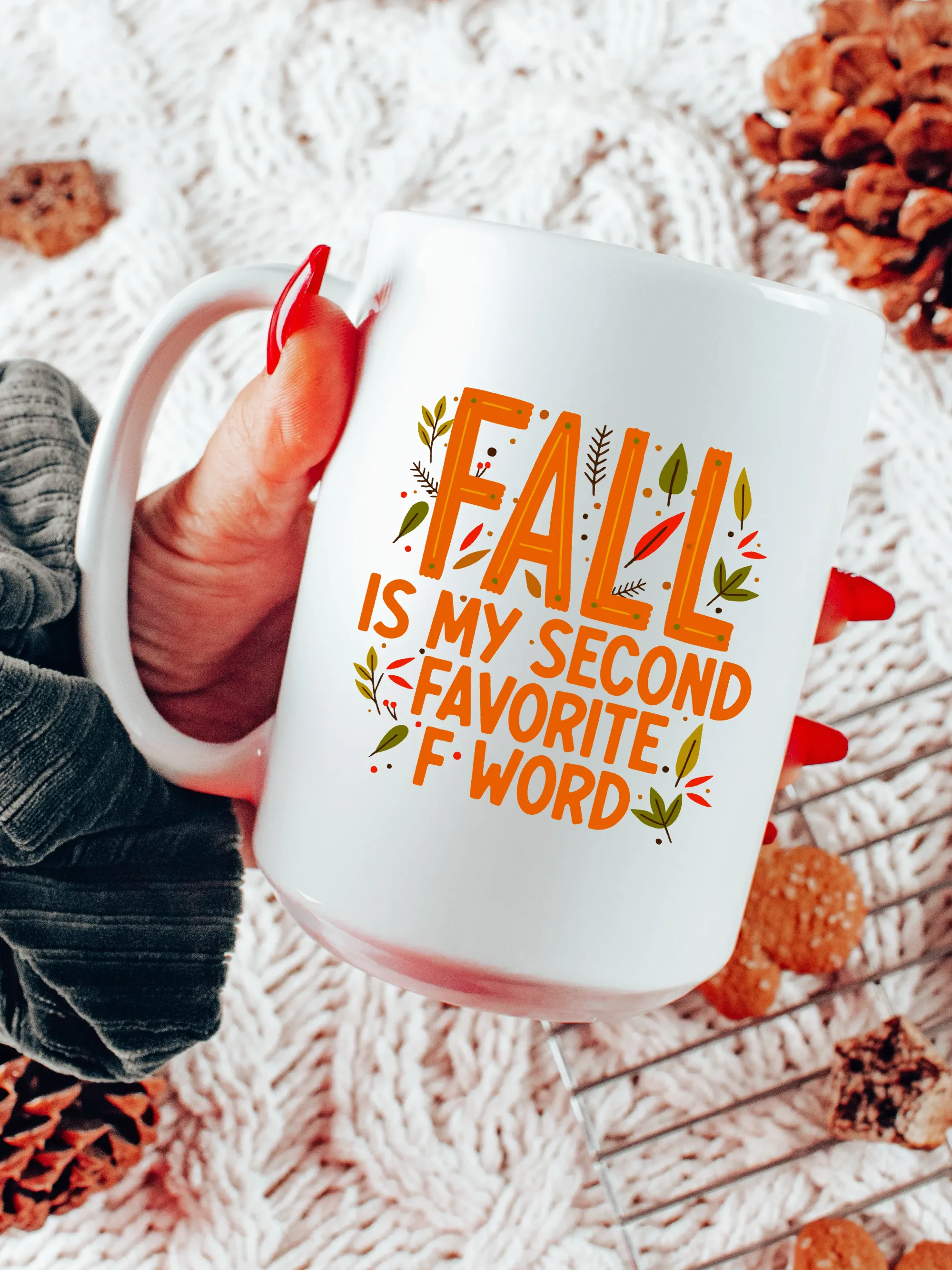 Fall Is My Second Favorite F Word Mug