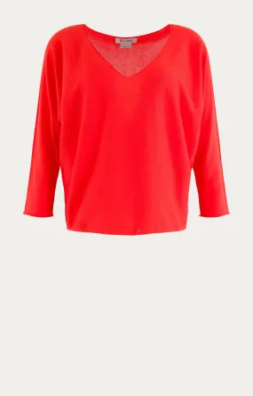 Fannie Pullover | orange red